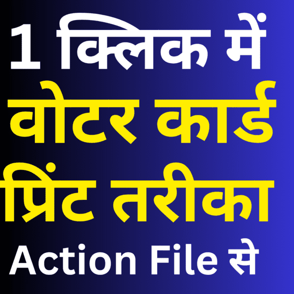 Voter Card Action File