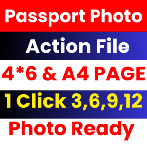 All In One Passport Photo Action